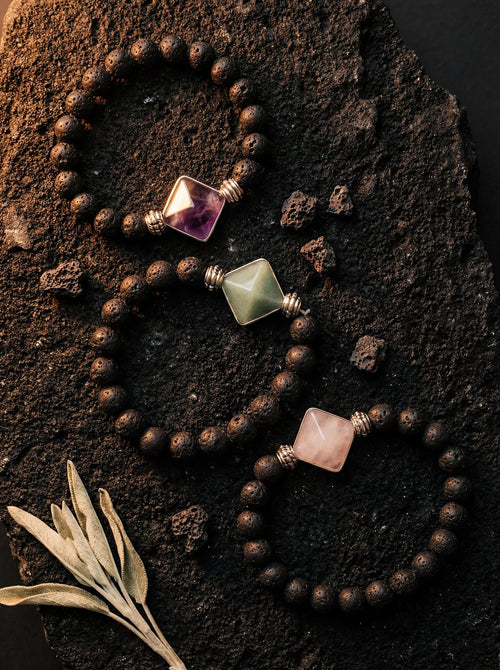 aligned path pyramid bracelet-2-Noor For You - aware, sustainable gifting brand focused on natural materials and thoughtful living