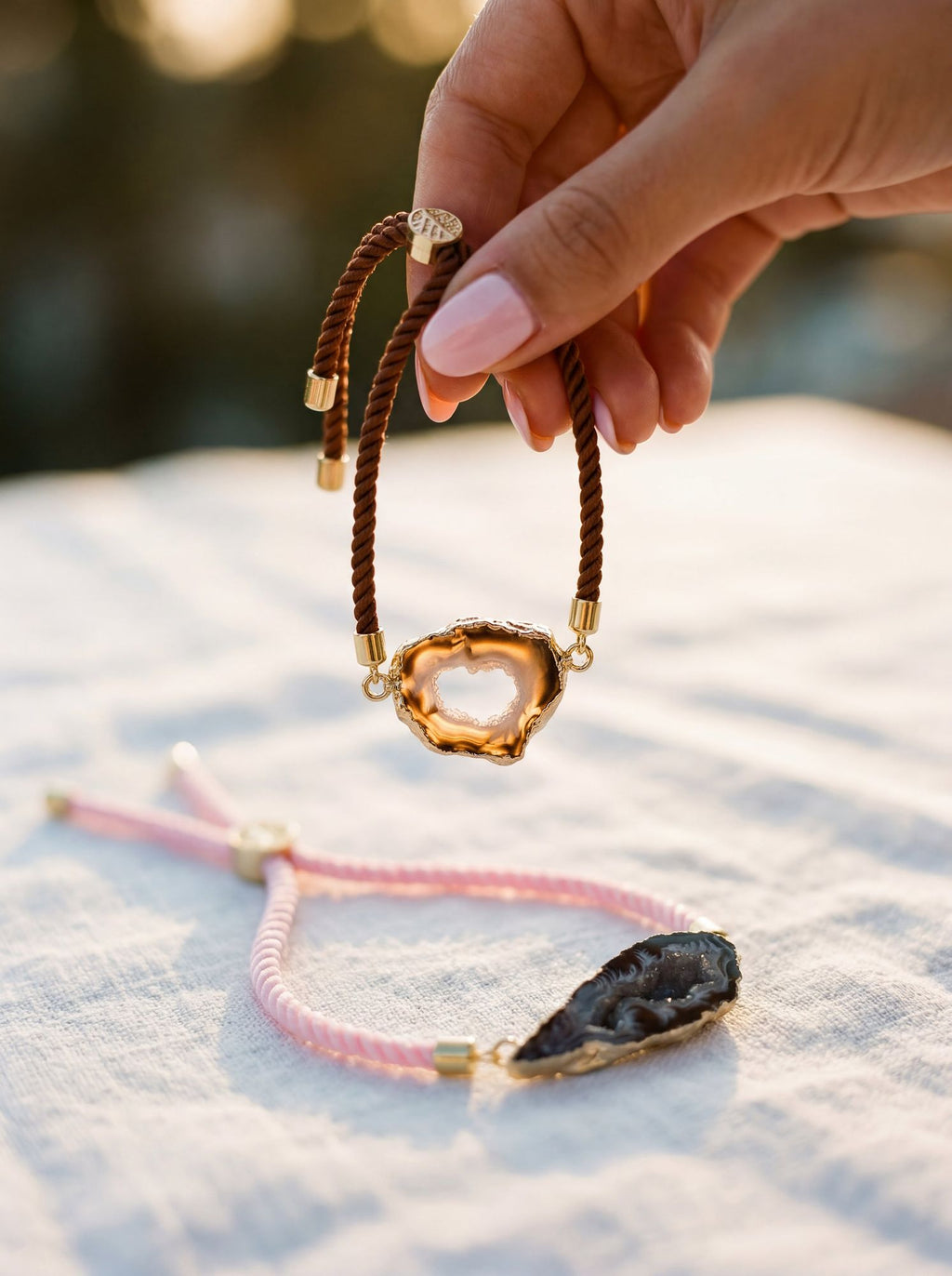 earth whisper agate bracelet-3-Noor For You - aware, sustainable gifting brand focused on natural materials and thoughtful living