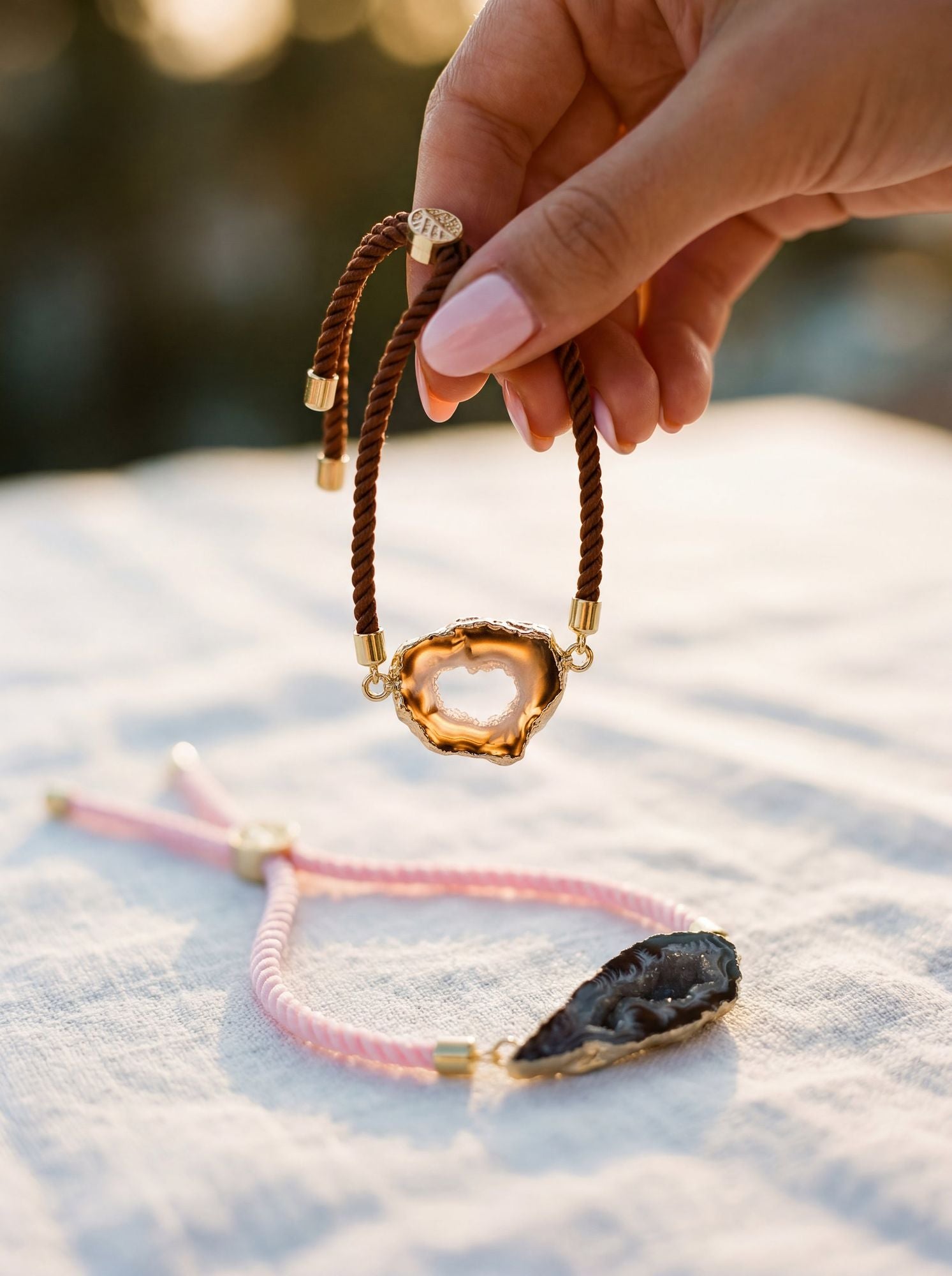 earth whisper agate bracelet-3-Noor For You - aware, sustainable gifting brand focused on natural materials and thoughtful living