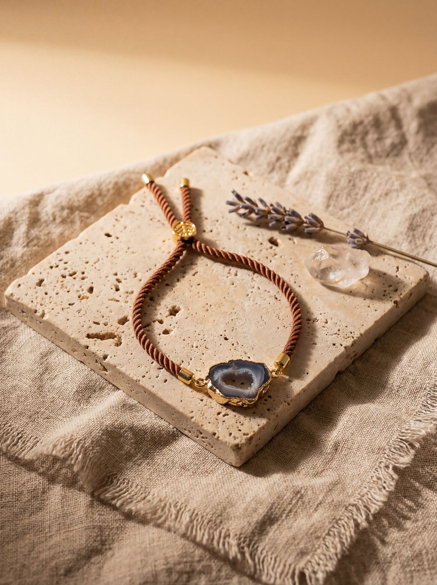 earth whisper agate bracelet-9-Noor For You - aware, sustainable gifting brand focused on natural materials and thoughtful living