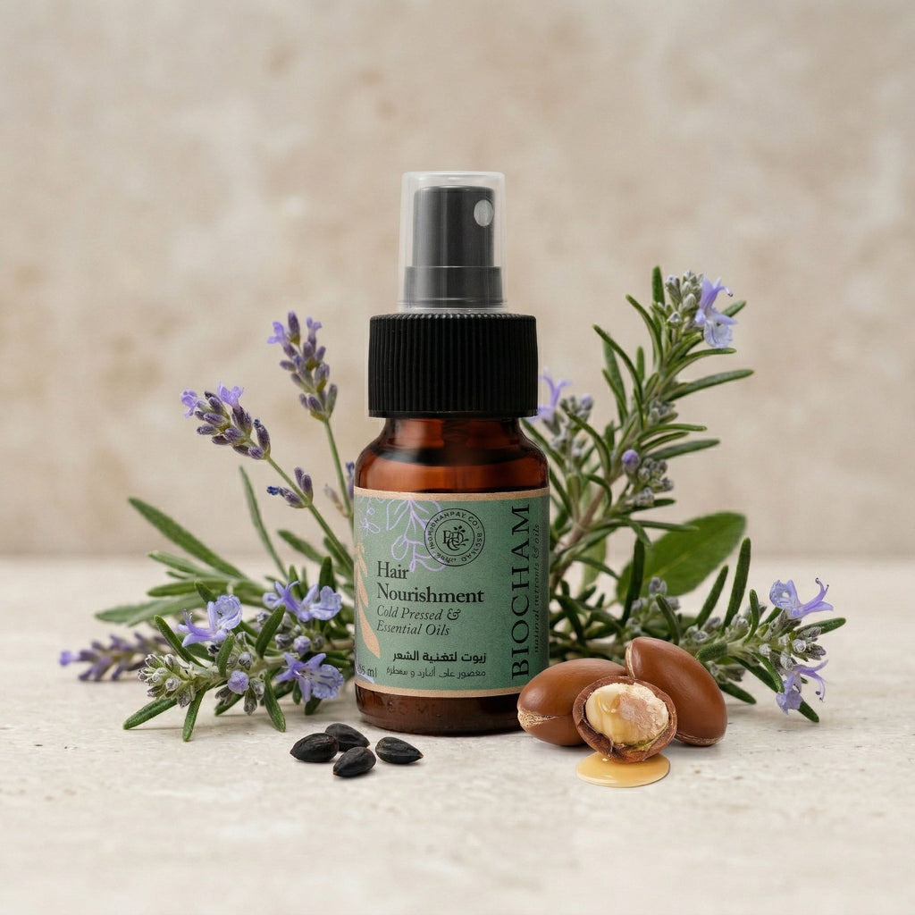 hair nourishment - oil blend-1-Noor For You - aware, sustainable gifting brand focused on natural materials and thoughtful living