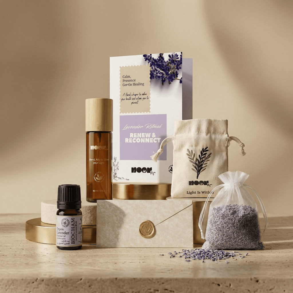 lavender calm ritual box-1-Noor For You - aware, sustainable gifting brand focused on natural materials and thoughtful living