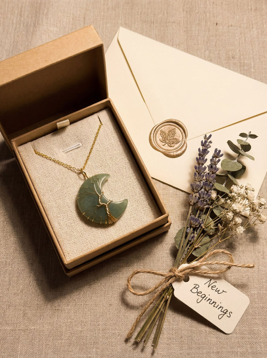 moon clarity necklace-16-Noor For You - aware, sustainable gifting brand focused on natural materials and thoughtful living