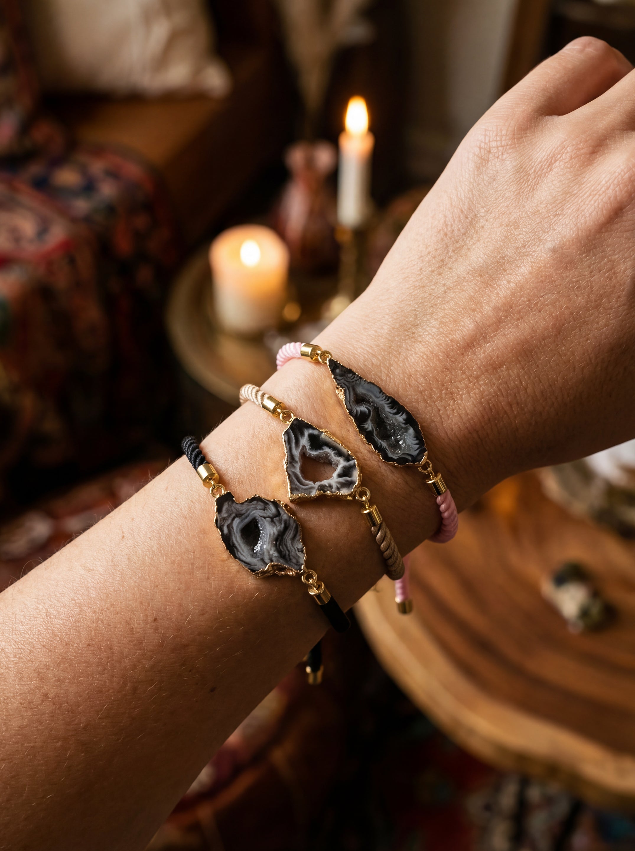 Earth Whisper Agate Bracelet