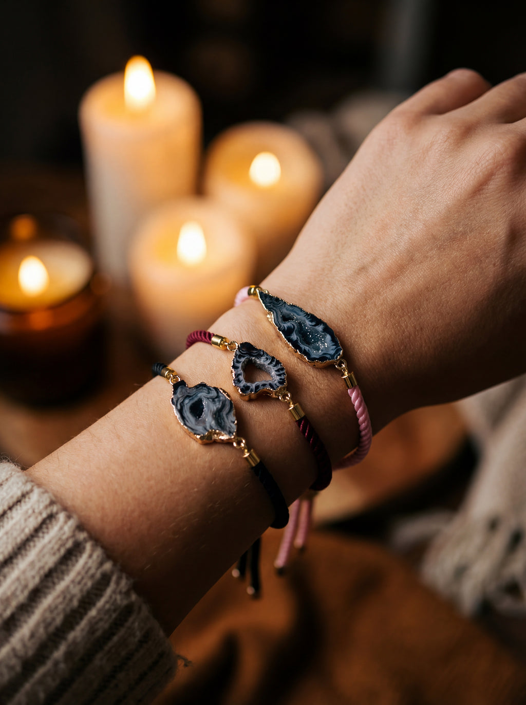 Earth Whisper Agate Bracelet