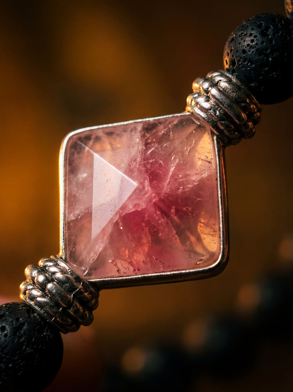 Aligned Path Pyramid Bracelet