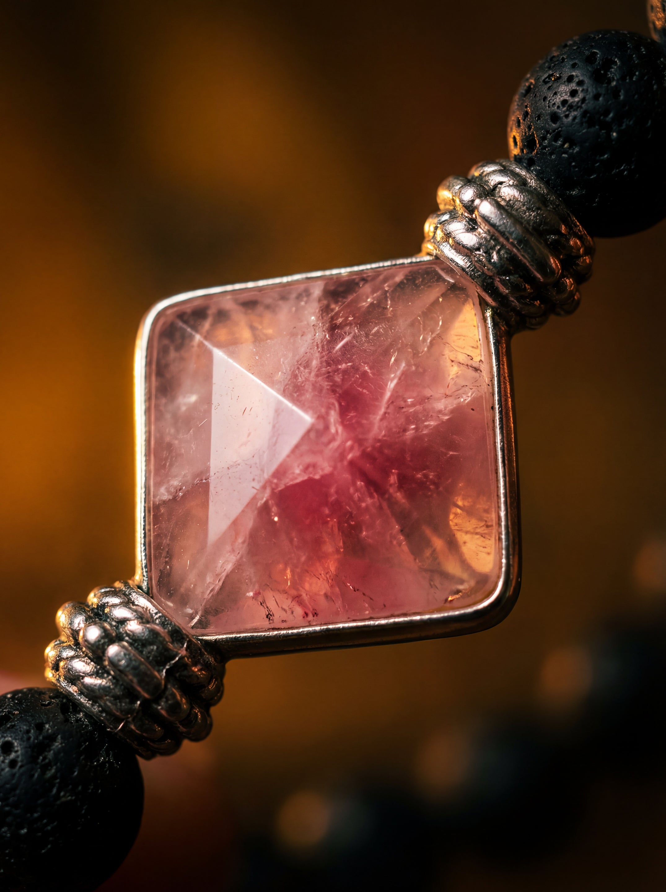 Aligned Path Pyramid Bracelet