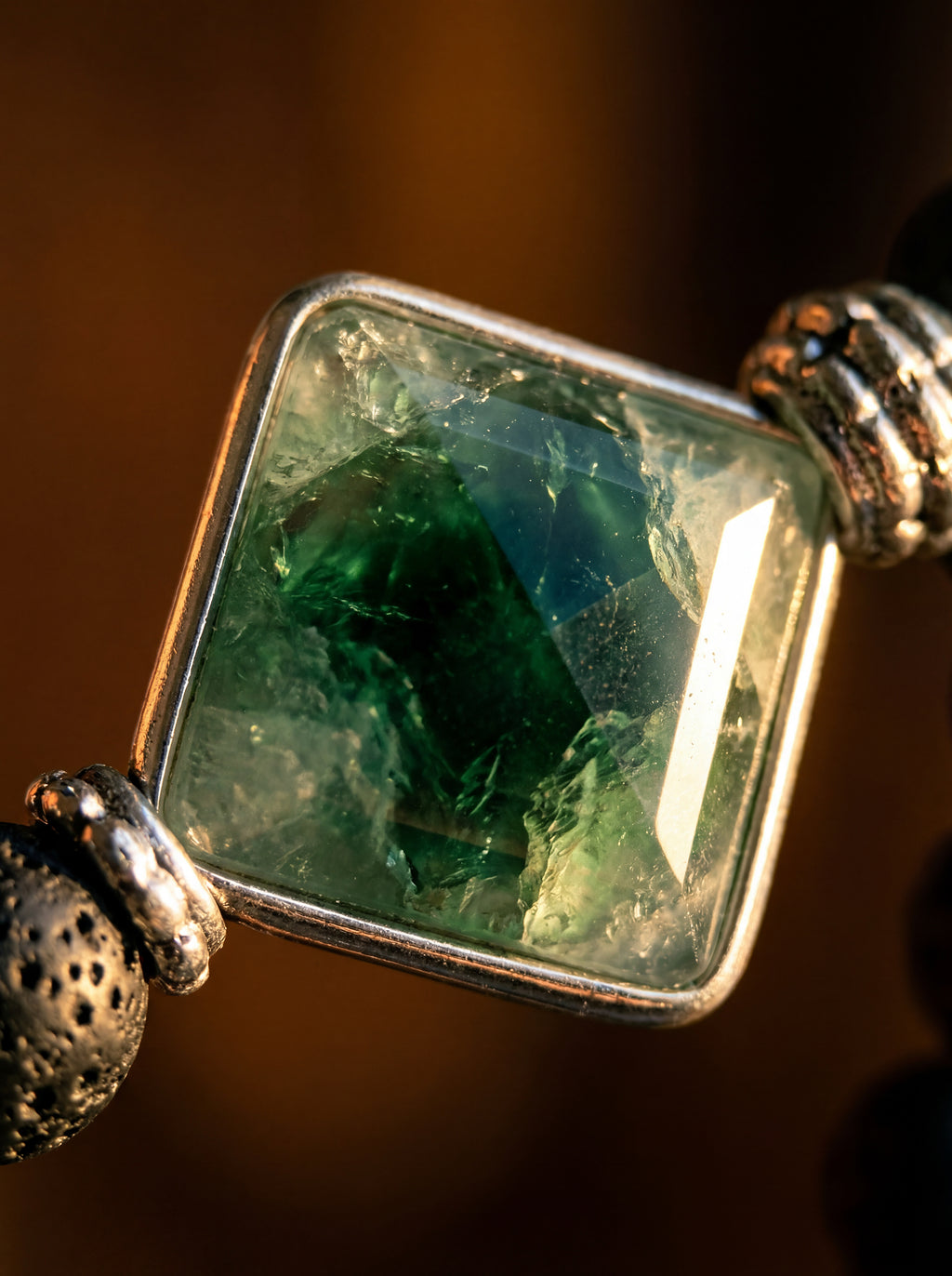 Aligned Path Pyramid Bracelet