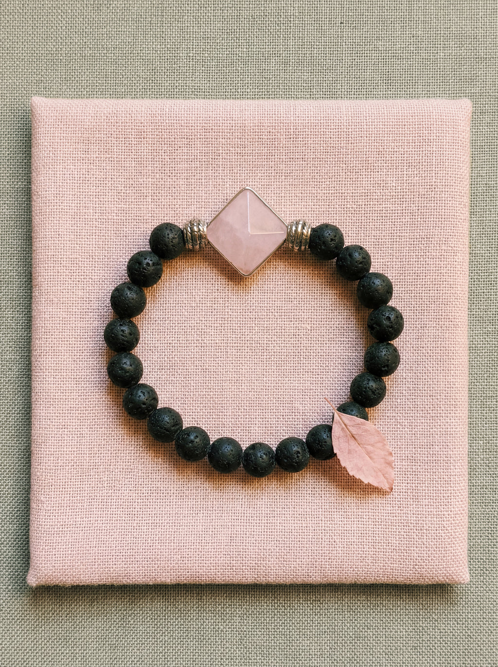 Aligned Path Pyramid Bracelet