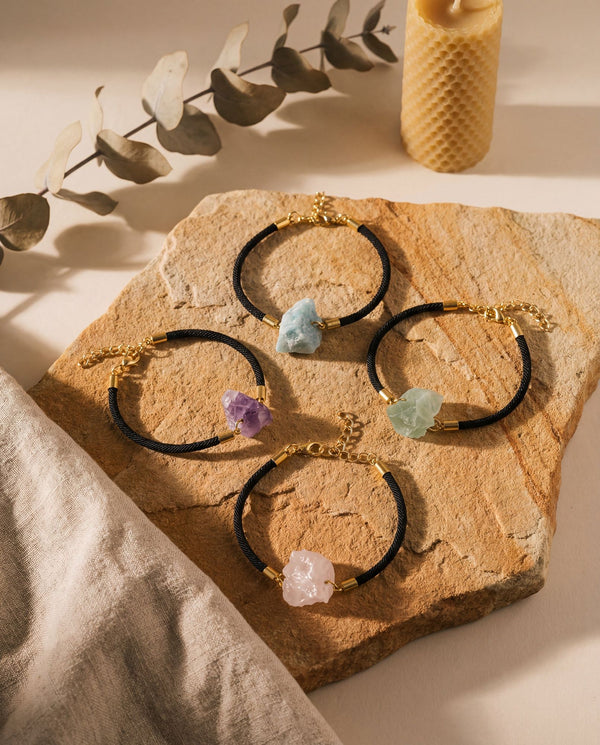 raw balance bracelet collection-1-Noor For You - aware, sustainable gifting brand focused on natural materials and thoughtful living