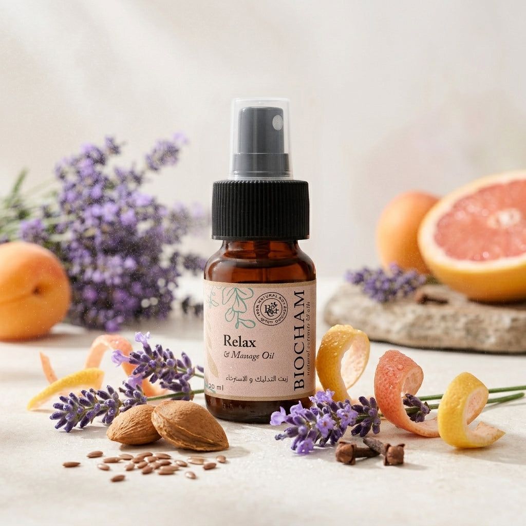 relax - massage oil blend-1-Noor For You - aware, sustainable gifting brand focused on natural materials and thoughtful living