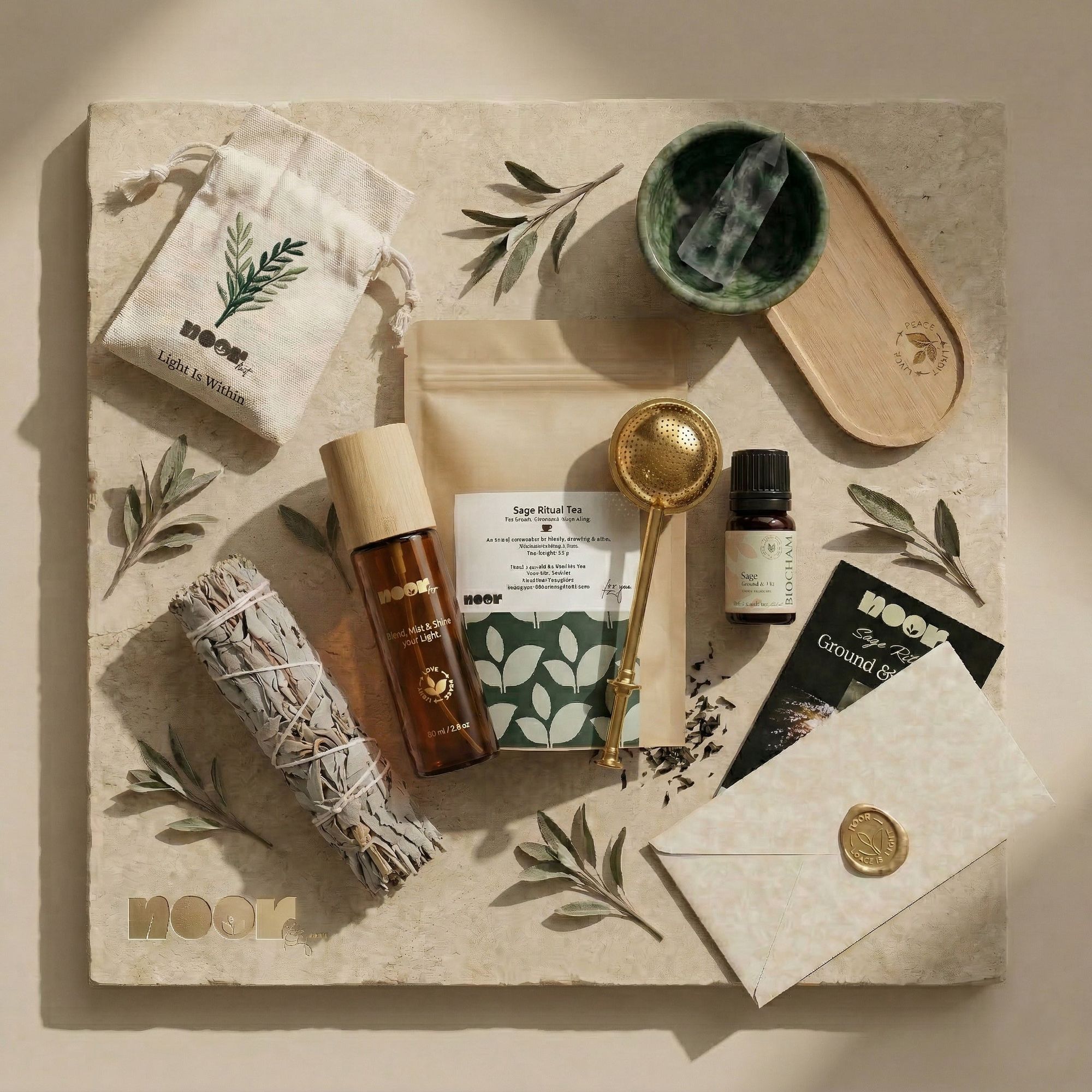 sage reset ritual box-1-Noor For You - aware, sustainable gifting brand focused on natural materials and thoughtful living