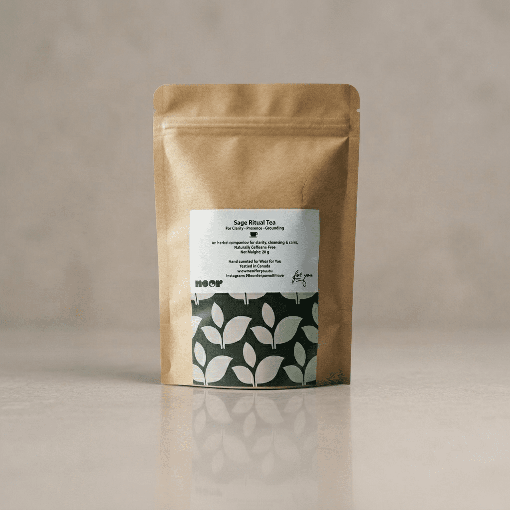 sage tea cleanse & clarity ritual box-3-Noor For You - aware, sustainable gifting brand focused on natural materials and thoughtful living